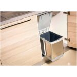 Seau inox elio m30 1x16l - elio - conteneur en inox avec 1 compartiment de 16 litres et ouverture automatique ... Seau inox elio m30 1x16l - elio - conteneur en inox avec 1 compartiment de 16 litres et ouverture automatique ...