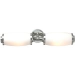 Elstead - eliot - applique murale double pour salle de bain  2 ampoules chrome poli ip44, g9