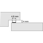 France calfeutrage - brosse velours adhsive pour menuiseries pvc et alu espace 2 - 4 mm en rouleau de ...