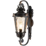 Elstead - baltimore - grande lanterne murale extrieure  1 ampoule bronze patin ip44, e27