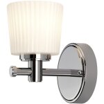 Binstead - applique murale de salle de bain  1 lumire, chrome poli ip44, g9 - elstead