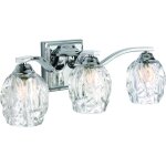 Elstead kalli - applique murale  3 lampes pour salle de bain sur miroir, chrome poli ip44, g9