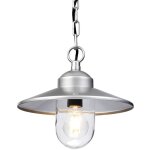 Elstead klampenborg - lanterne  chane pour plafond extrieur  1 lumire, argent ip44, e27
