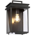 Elstead lanterne murale d'ext�rieur � 1 lumi�re glenview, bronze antique, ip44, e27