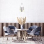 Elstead - lustre plafonnier suspension acier nickel d 26, 8 cm laiton 3 flammes