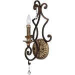 Elstead marquette - applique murale d'int�rieur � 1 ampoule, bronze antique, e14