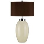 Elstead - victor - petite lampe de table � 1 lumi�re - cr�me, e27