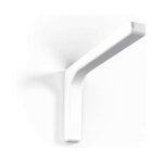 Emballage 2 supports de support en acier en zinc chrom avec couvercle plastifi pour fixer les tagres ...
