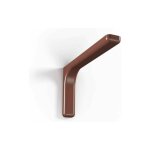 Emballage 2 supports de support en acier en zinc chrom� avec couvercle plastifi� pour fixer les �tag�res ...