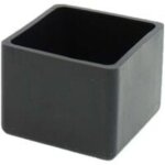 Embouts bouchons carr�s en caoutchouc - 25mm - pour chaises, tables, pieds de meubles