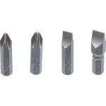 Embouts pour tournevis a frapper - 4 embouts - longueur 36 mm