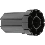 Embout de tube de volet roulant octogonal en pvc noir fen�tre sortie baie vitr�e store, pour poulie et ...