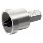 Embout pour vis � plaques de pl�tre ph2 � but�e