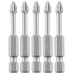 Embout de vissage dewalt phillips, ph2, m�tal ( prix pour paquet de 5 )