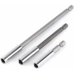 Embout pour visseuse 1 / 4  porte embouts magn�tique extension de vissage tournevis tige hexagonal 60mm ...