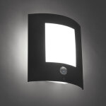 Emmerald - applique murale avec dtecteur - 1 lumire - h 260 mm - gris fonc - moderne - clairage extrieur ...