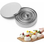 Emporte piece rond, 14 pi�ces p�tisserie moule cercle, anneaux emporte - pi�ces, cercle patisserie emporte ...