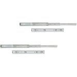 Emuca lot de 4 jeux de coulisses de tiroir sur roulement  billes pour charges lourdes, sortie totale, ...