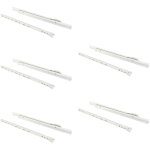 Lot de 5 jeux de coulisses de tiroir t30, fermeture � glissi�re, longueur 450mm, coulisse � sortie partielle, ...