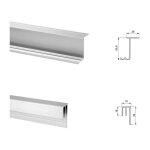 Emuca 6030220 kit de neco 2 portes coulissantes � fermeture souplekit de quincaillerie de penderie, �paisseur ...