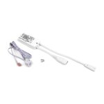 Emuca - 7029449 kit de 7 tringles � pantalons, 2 plateaux et cadre coulissant � fermeture douce pour ...