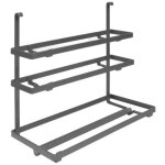 Emuca - 8964835 porte rouleau de cuisine titane, acier, gris anthracite