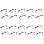 Emuca - 9169252 lot de 20 poignées pour meubles kyoto, l142mm, entraxe 128mm, zamak, titane Emuca - 9169252 lot de 20 poignées pour meubles kyoto, l142mm, entraxe 128mm, zamak, titane