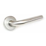 Emuca jeu de garniture int�rieure de poign�e de porte, avec rosace d. 53mm, en forme de l, acier inoxydable, ...