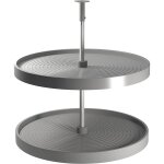Emuca - jeu de plateaux circulaires shelvo pour meuble de cuisine, pour module de 800 mm, plastique et ...