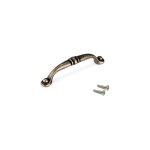 Emuca ? poign�e de meuble cairo ? zamak bronze ? entraxe 96mm ? hauteur 28, 5mm ? largeur 15mm ? longueur ...