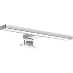 Emuca - spot led pour miroir de salle de bain virgo (ac 230v 50hz), 6 w, chrom�, plastique