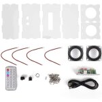 Enceintes bluetooth - kit diy 3w mini mp3 music stereo speaker haut -
