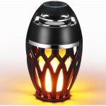 Enceinte bluetooth avec lumi�re de flamme led, haut - parleur sans fil �tanche, haut - parleur bluetooth ...