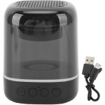 Enceinte bluetooth mini portable avec �clairage rgb, haut - parleur woofer et connexion bluetooth 5. ...