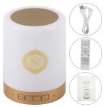 Enceinte coran bluetooth portable avec �cran tactile, lampe led et t�l�commande sans fil - 8 go, 16 langues ...