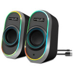 Enceintes pc spirit of gamer fanatic 500, hauts - parleurs bluetooth / rgb / 6w rms