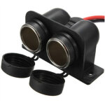 Enchufe para encendedor de cigarrillos, enchufe para encendedor de cigarrillos de 12 v / 24 v cc, impermeable, ...