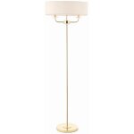 Endon - nixon - lampadaire � 2 lampes en laiton, verre cristal, e14
