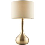 Endon piccadilly - lampe tactile de table en laiton doux, e14