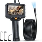 Endoscope num�rique industriel, cam�ra d'inspection d'�gout de canalisation � �cran ips de 4, 3 pouces, ...