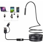 Endoscope usb 3 en 1 slim 5, 5 mm c�ble �tanche semi - rigide cam�ra d'inspection cam�ra serpent hd ip67 ...