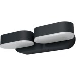 Endura style set de 2 mini - spots en gris fonc�, applique ext�rieure led avec t�te pivotante � 340�, ...