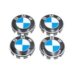 Convient pour enjoliveur bmw 56 mm cache - moyeu de voiture cache - moyeu central bleu et blanc �tiquette ...