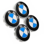 Enjoliveur de roue de voiture 4 pi�ces, roues avec logo bmw, insigne de jante avec logo de jante centrale ...