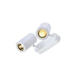 Slv - enola b spot 2 applique et plafonnier blanc gu10 max. 2x50w (152021)