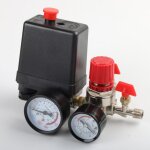 Enowelir 125psi r�gulateur de collecteur de contr�le de la vanne de pression du compresseur d'air