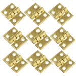 Enowelir 50pcs mini - charni�res en laiton pour bo�te � bijoux avec vis 200pcs petites charni�res pour ...
