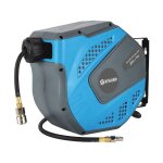 Stilker - enrouleur automatique orientable 20 m + 1 de tuyau d'air hybride 10 bar 7x12mm raccords rapides ...