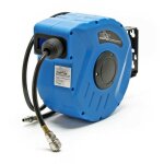 Enrouleur automatique tuyau  air comprim support mural pivotable dvidoir