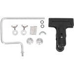 Enrouleur de ligne de p�che en alliage d'aluminium avec manivelle et pince pour p�cheur